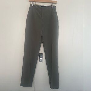 Dynamite Kendall Side Zip Tailored Slim Pants Sage Green Size 2
